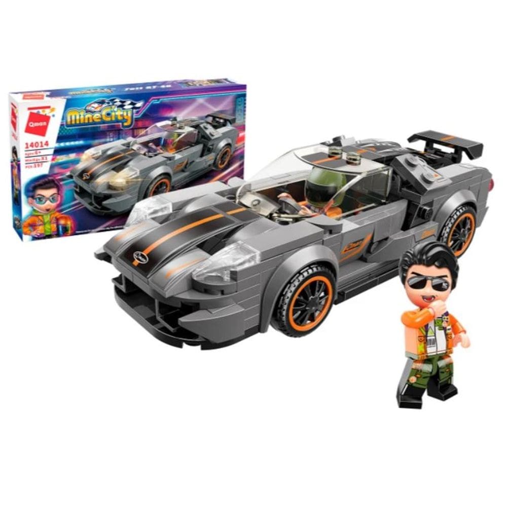 Bloco de Montar Keepplay Carro GT 40 Mine City
