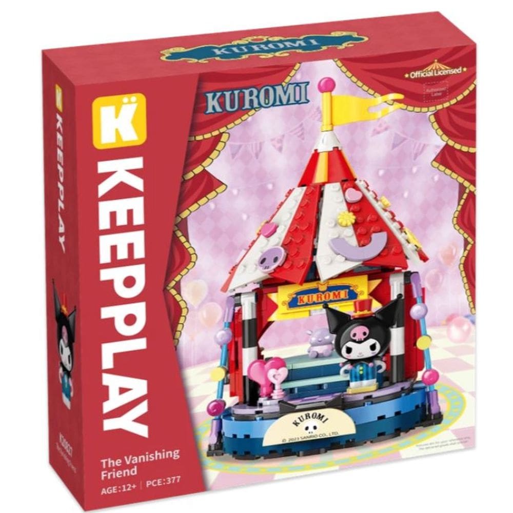 Bloco de Montar Keepplay Amiga Mágica Kuromi Hello Kitty e Amigos