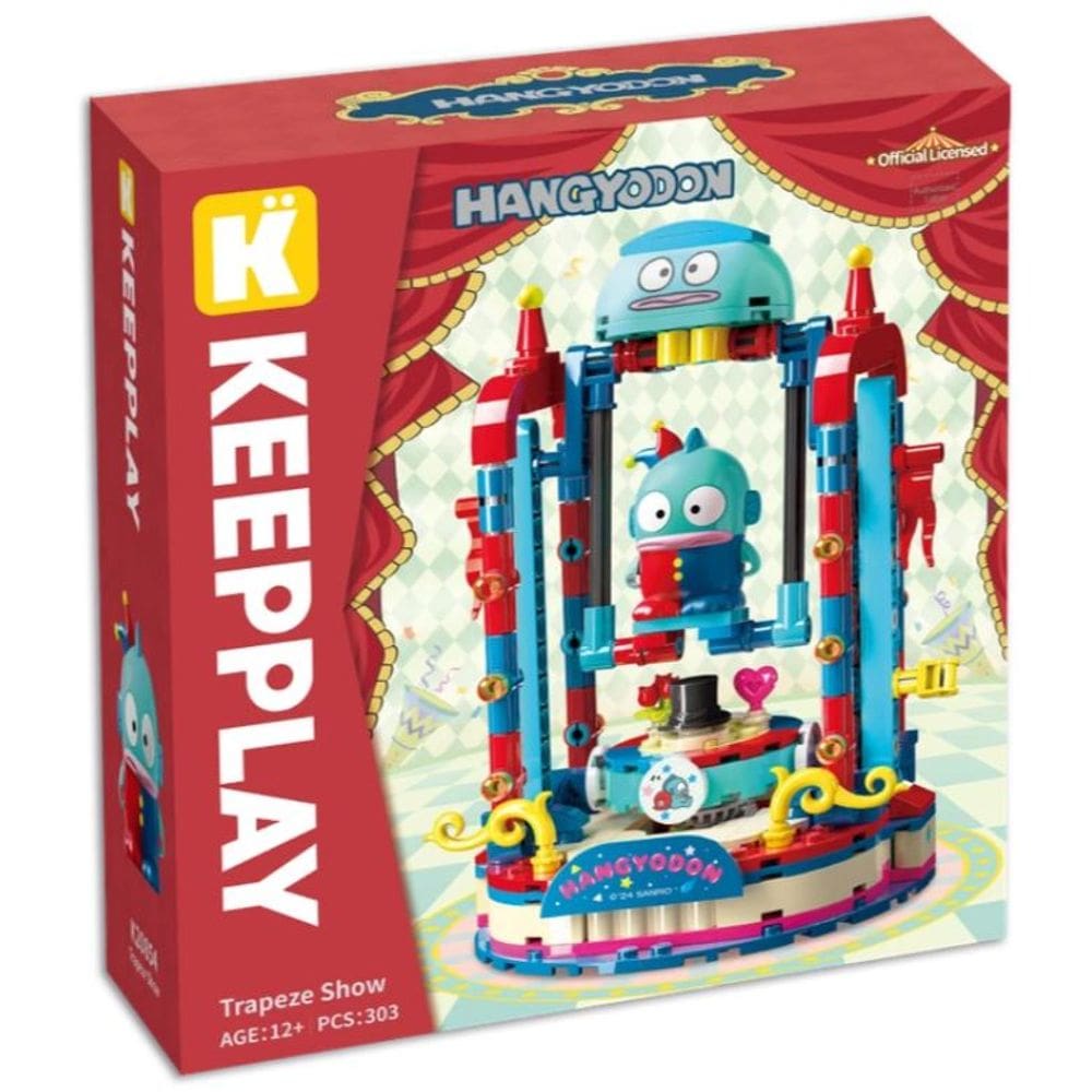 Bloco de Montar Keepplay Show de Trapézio Hangyodon Hello Kitty e Amigos
