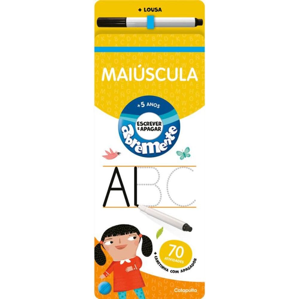 Abremente escrever e apagar: Maiúscula