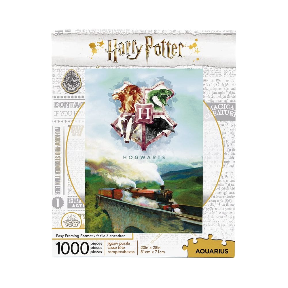 Quebra-cabeça AQUARIUS Harry Potter Hogwarts Express 1000 peças