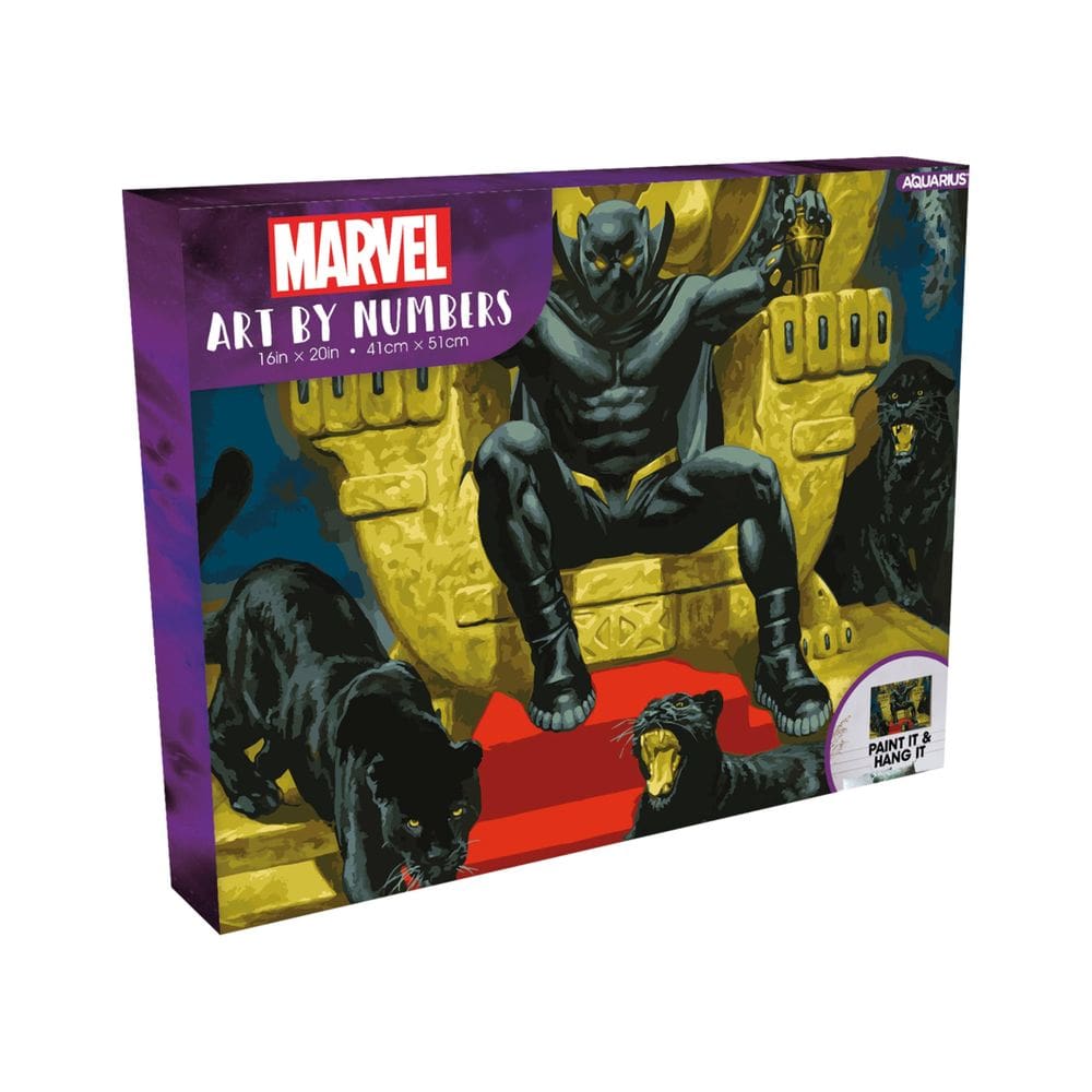 Kit de pintura por números AQUARIUS Black Panther Art 40x50cm