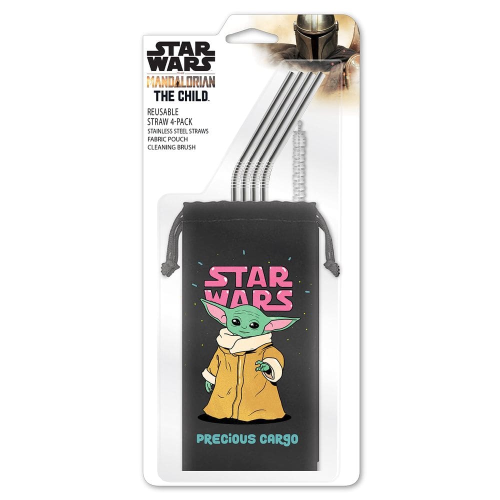 Canudos ICUP Mandalorian The Child Precious Cargo Silver 4 PK