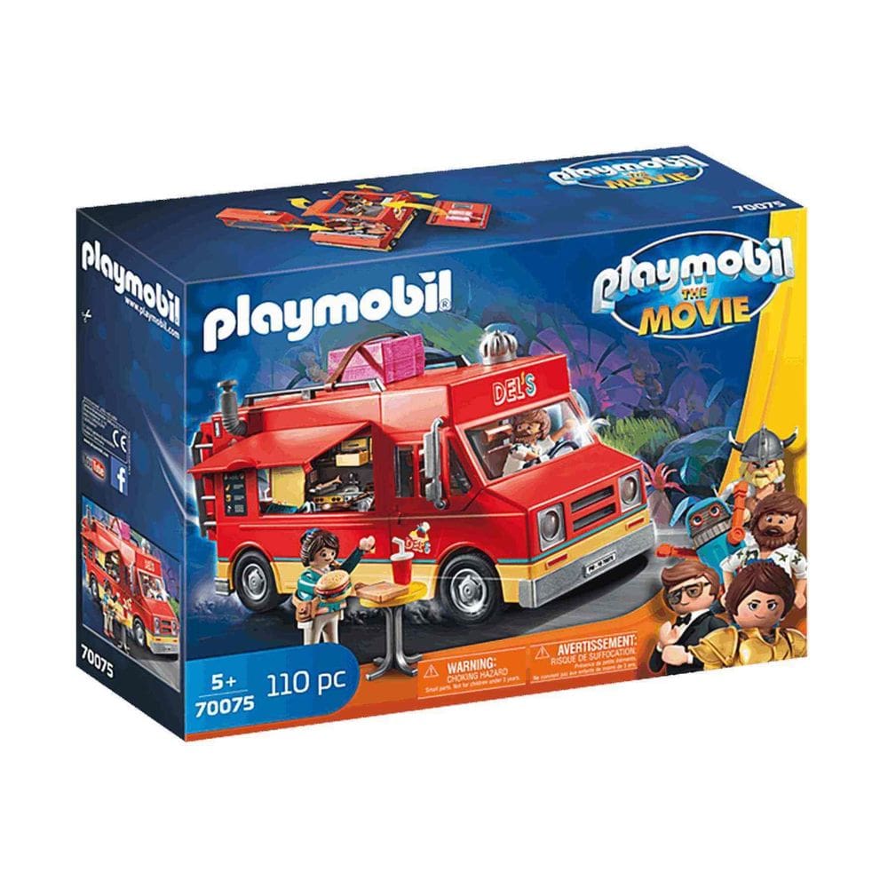 Playmobil O filme Del`s Food Truck com Del, Marla e Acc