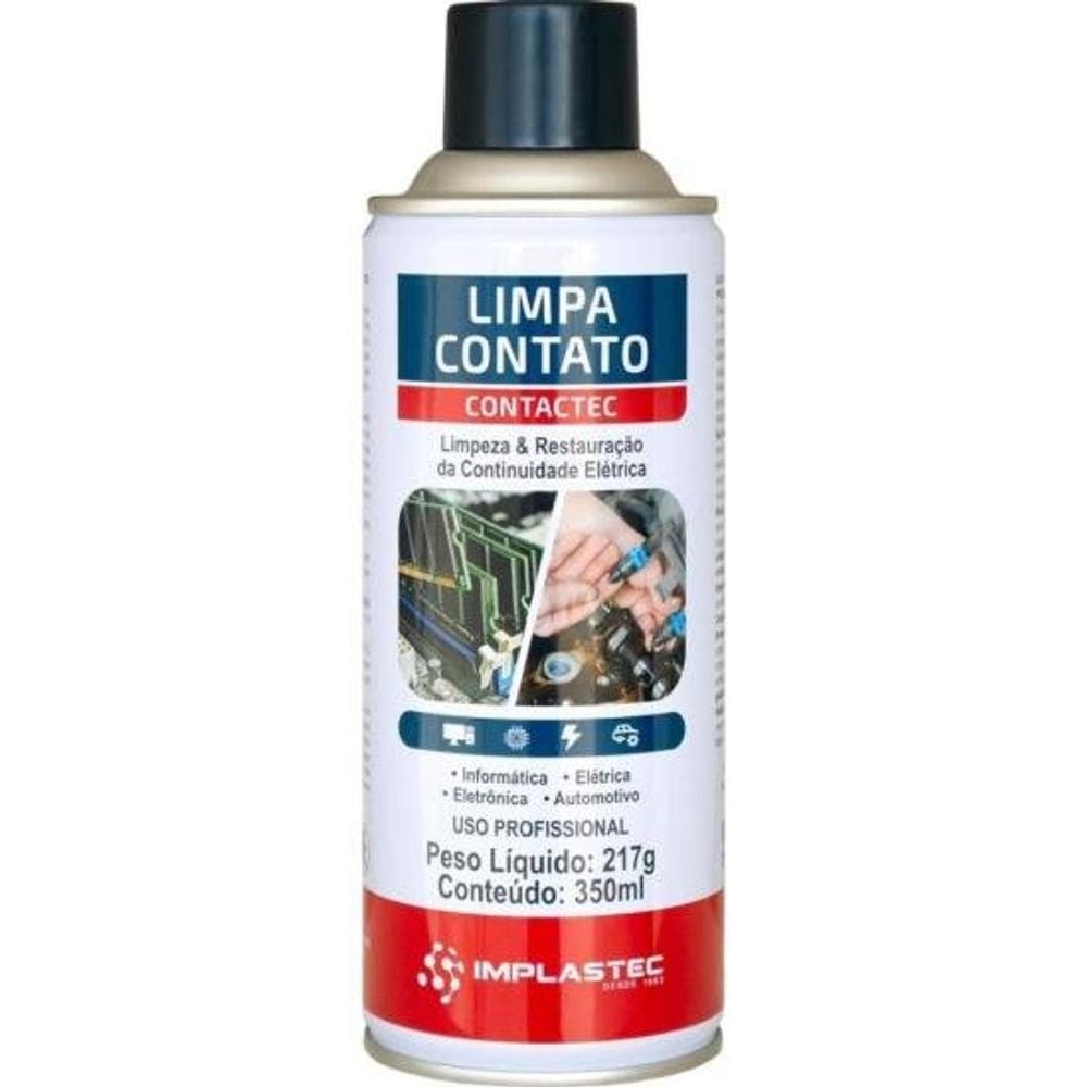 Limpador de Contato Contactec 350ml Implastec - CX / 12