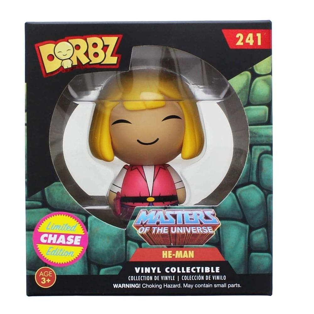 Boneco de vinil Masters of the Universe He-Man Dorbz 7,62 cm