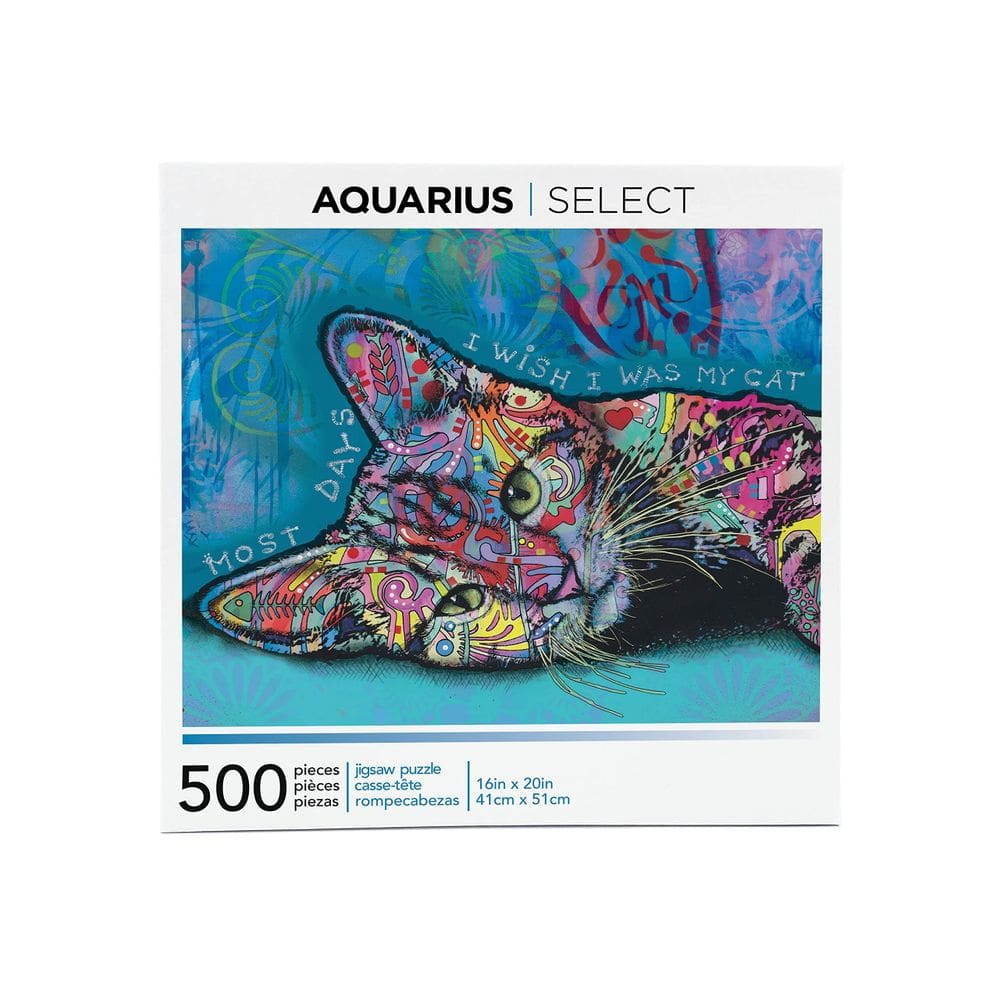 Quebra-cabeça AQUARIUS Dean Russo Cat 500 peças 40x50cm