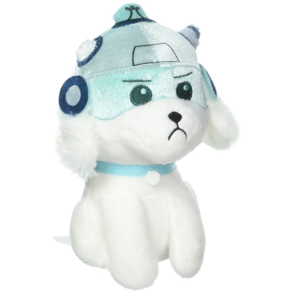 Boneco colecionável de pelúcia Funko Galactic Plushies Rick and Morty Snowball com capacete