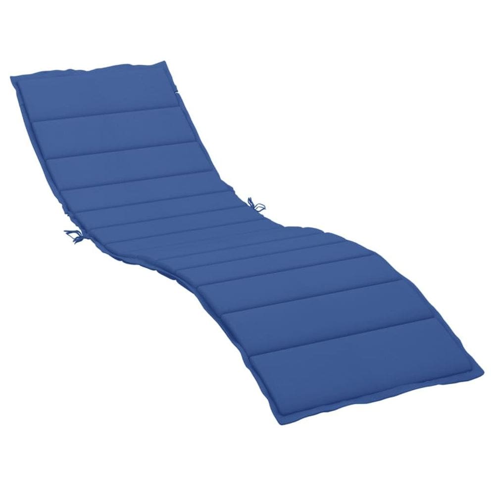 Almofada de espreguiçadeira VidaXL em tecido Oxford azul royal 200x70cm