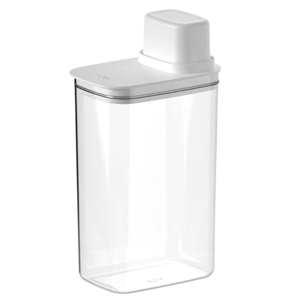Dispenser Pote Hermético 2,3L com Medidor Porta Mantimentos Cereais Arroz Feijão Ou