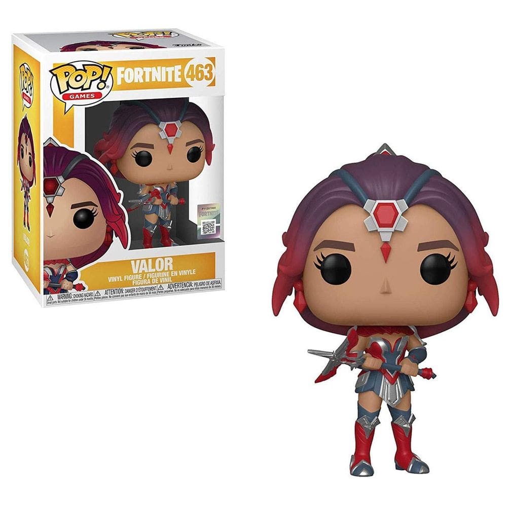 Boneco colecionável Funko Pop! Jogos Fortnite Valor 9,5 cm