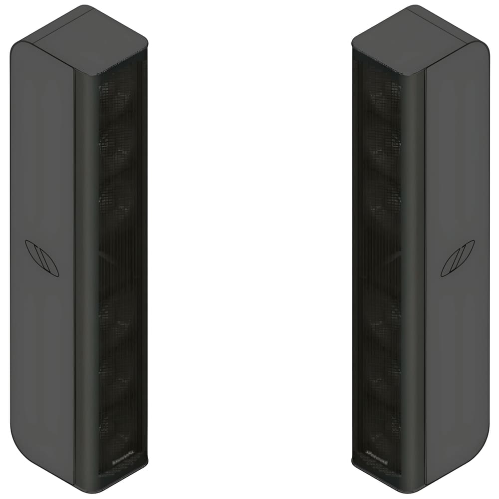 KIt 2 Caixa de Som Vertical Ativa 200w Oneal OPB-604+