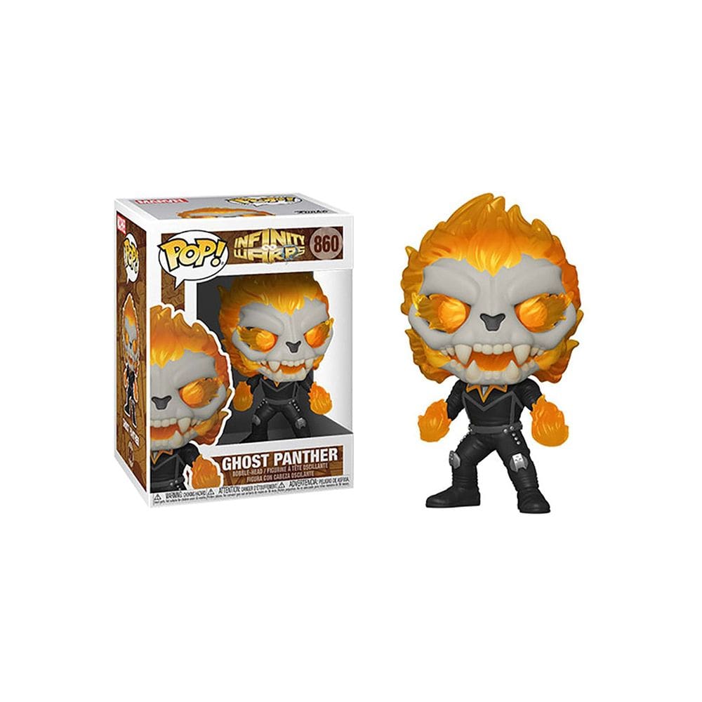 Boneco de brinquedo Funko Pop! Marvel Infinity Warps Ghost Panther