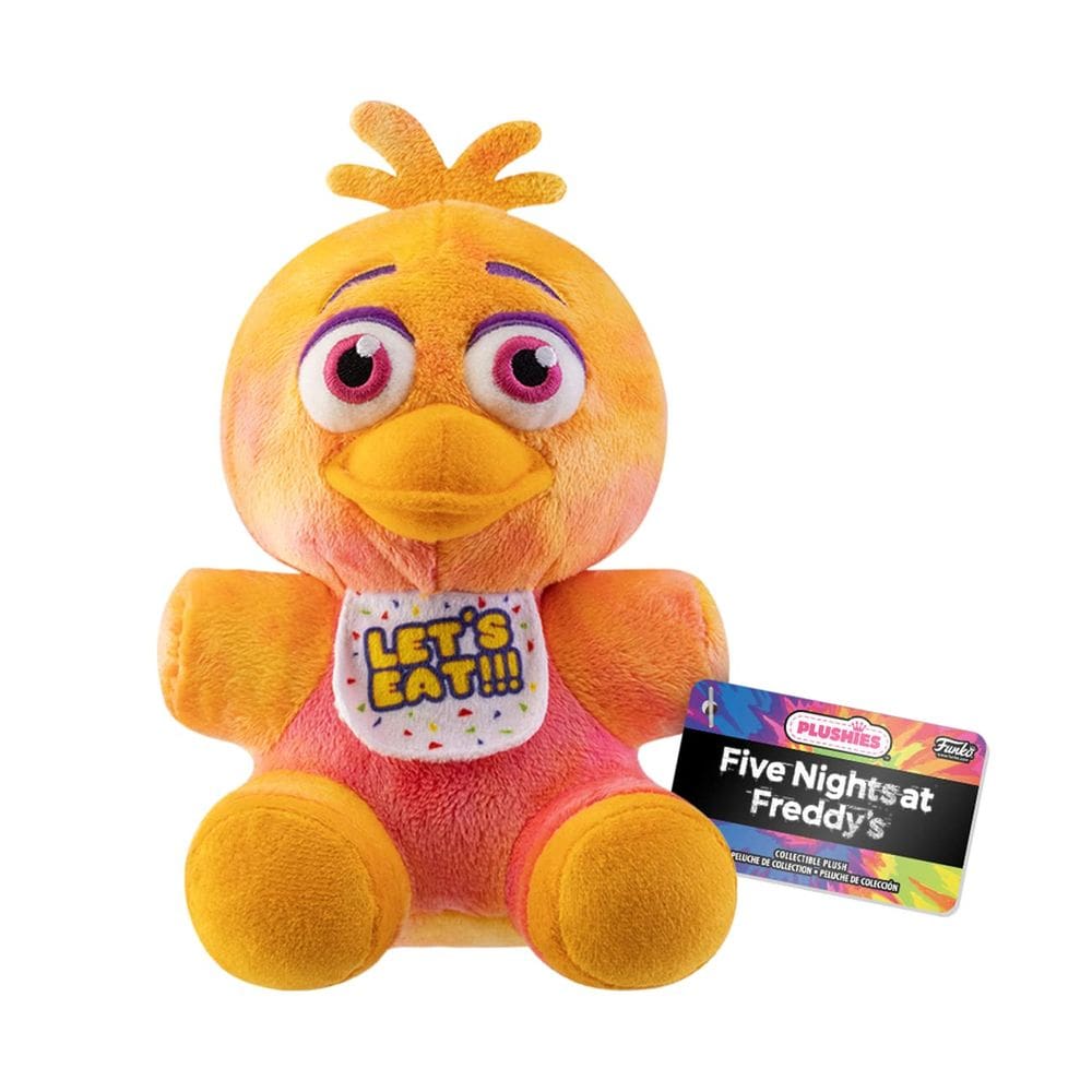 Brinquedo de pelúcia Funko Pop! Cinco noites no Freddy`s Chica Tie Dye