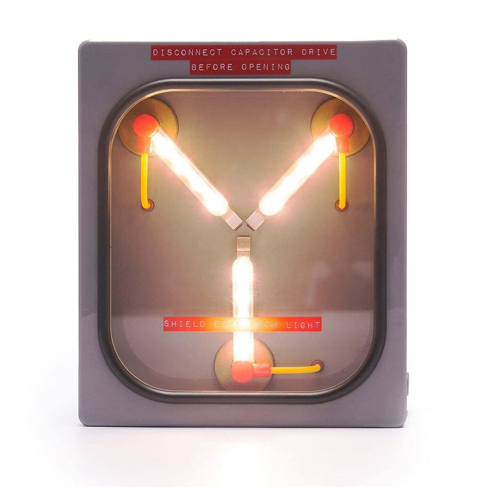 Réplica do capacitor de fluxo Mood Light Back to the Future de 15 cm