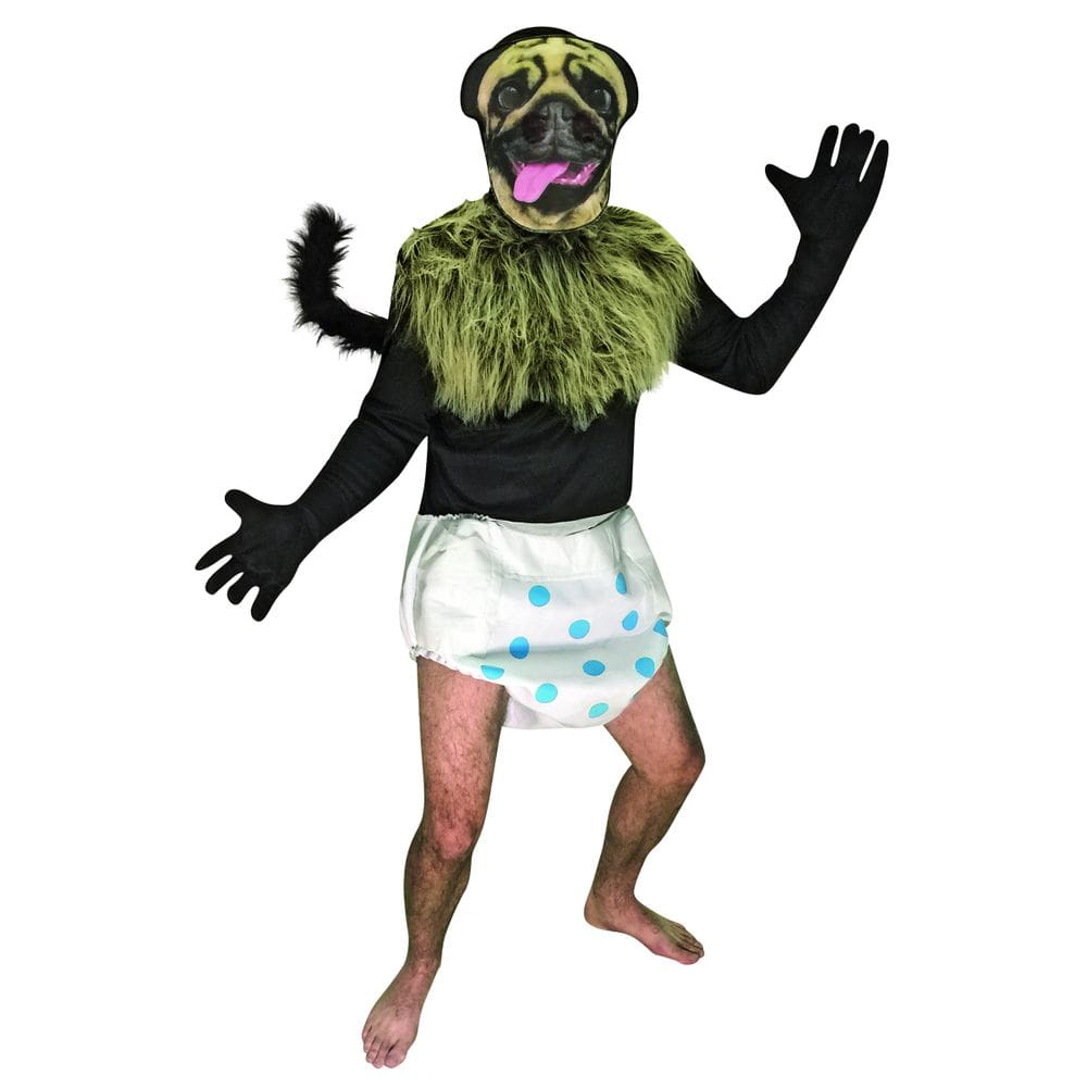 Traje de Halloween Rasta Imposta Puppy Monkey Baby Black