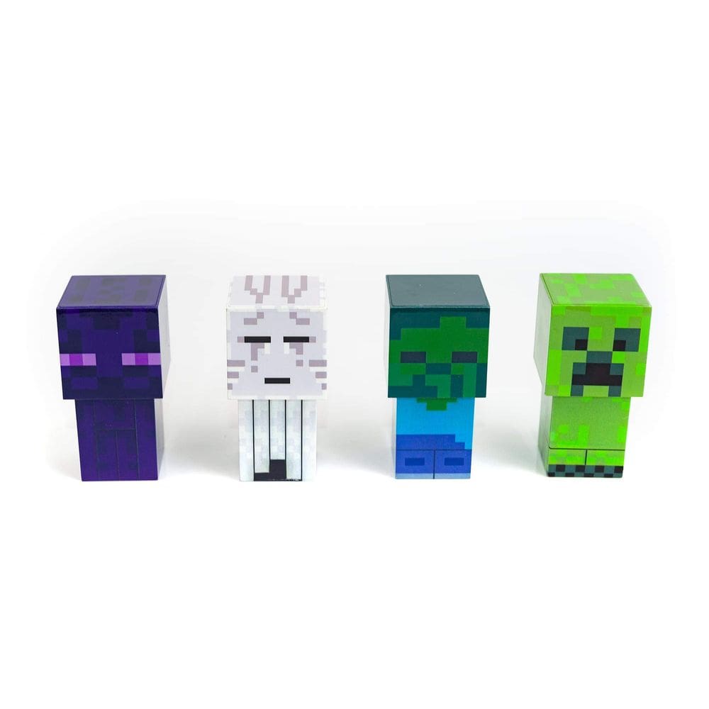 Conjunto Minecraft Mini Mob de 4 peças Mood Light com LED