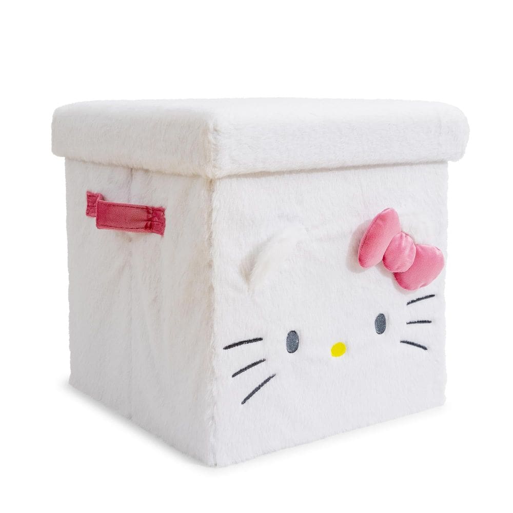 Cubo de armazenamento de pelúcia Ukonic Sanrio Hello Kitty 33 x 33 cm