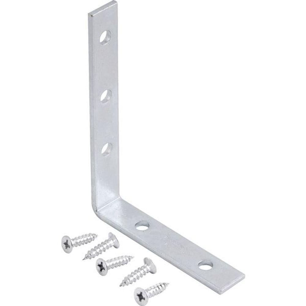 Cantoneira Para Cortina 06x08cm Zincado Cce0068 Com 4 Pç Vonder