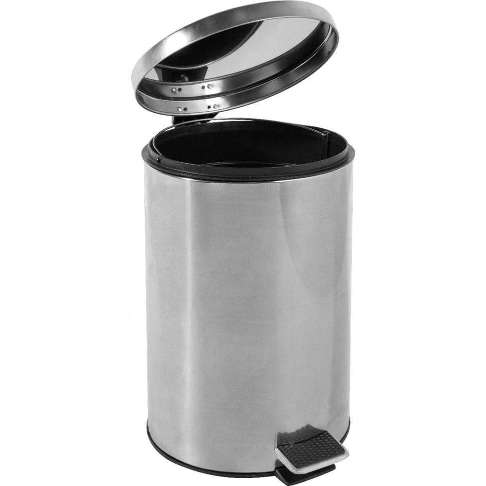 Lixeira Redonda 20l Inox Vonder