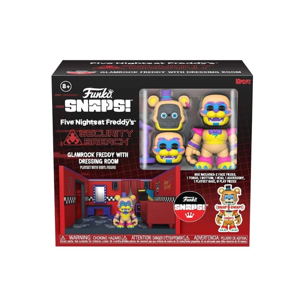 Figura Funko Snaps! Cinco noites no Freddy`s Glamrock Freddy