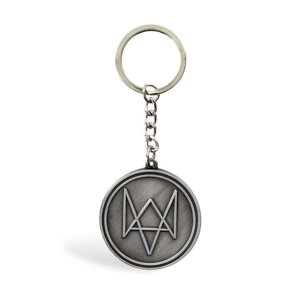 Chaveiro Ubisoft Watch_Dogs Fox Logo Metal 4cm