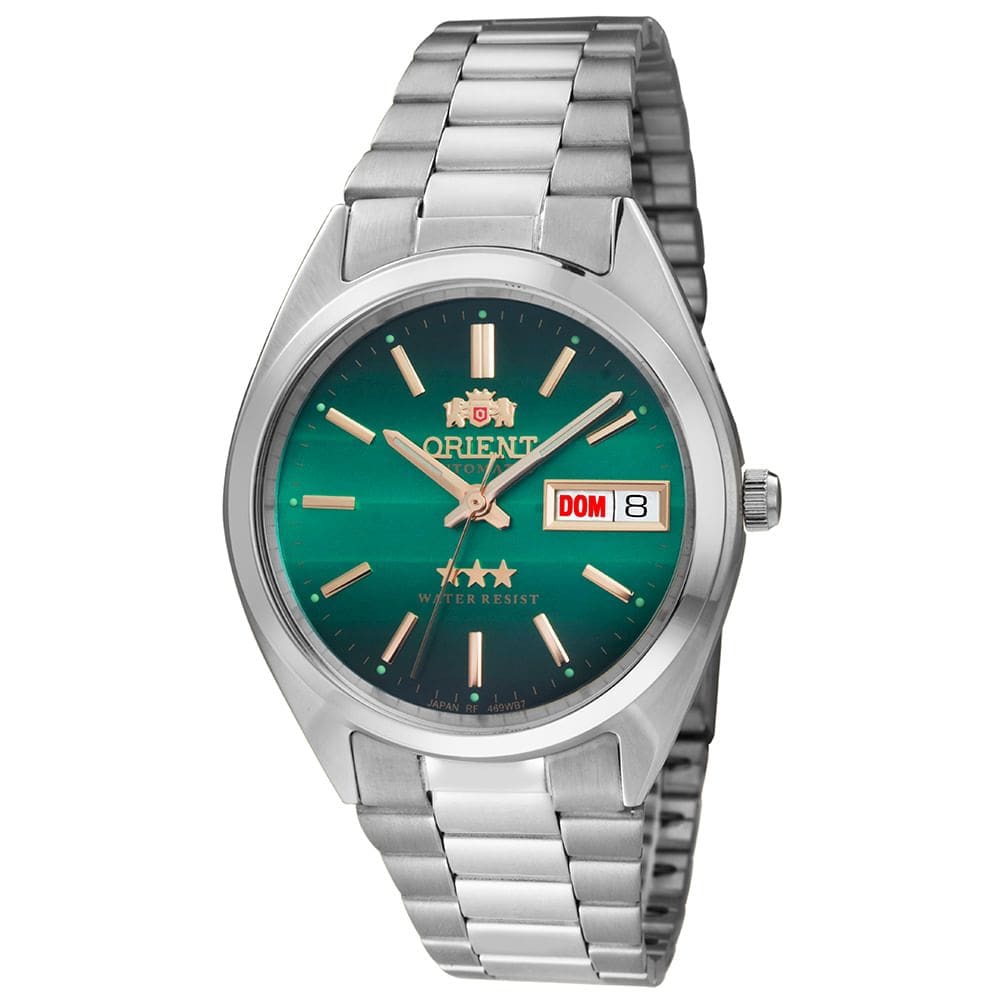 Relógio ORIENT masculino automático verde 469WA3NH E1SX