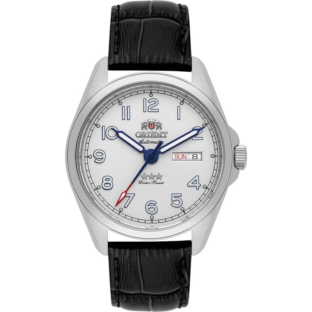 Relógio ORIENT masculino automático couro YN6SC006 S2PX