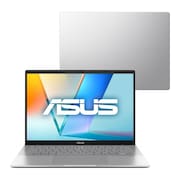 Notebook ASUS Vivobook S14 S3407VA Intel Core i7 13620H 8GB Ram 512GB SSD Linux KeepOS Tela 14” IPS FHD 60Hz Cool Silver - LY055