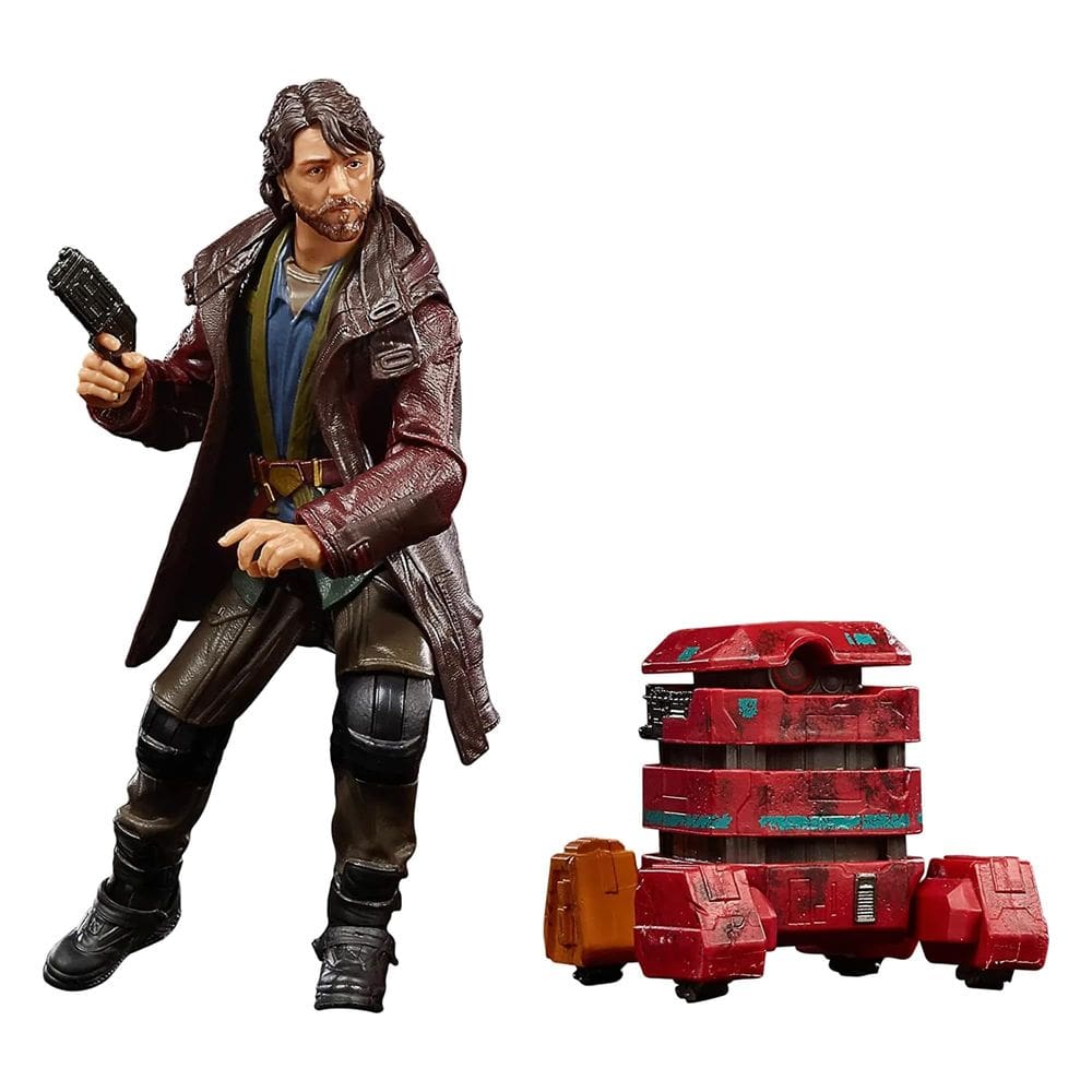 Boneco de ação STAR WARS Black Series Cassian Andor e B2EMO de 6 polegadas