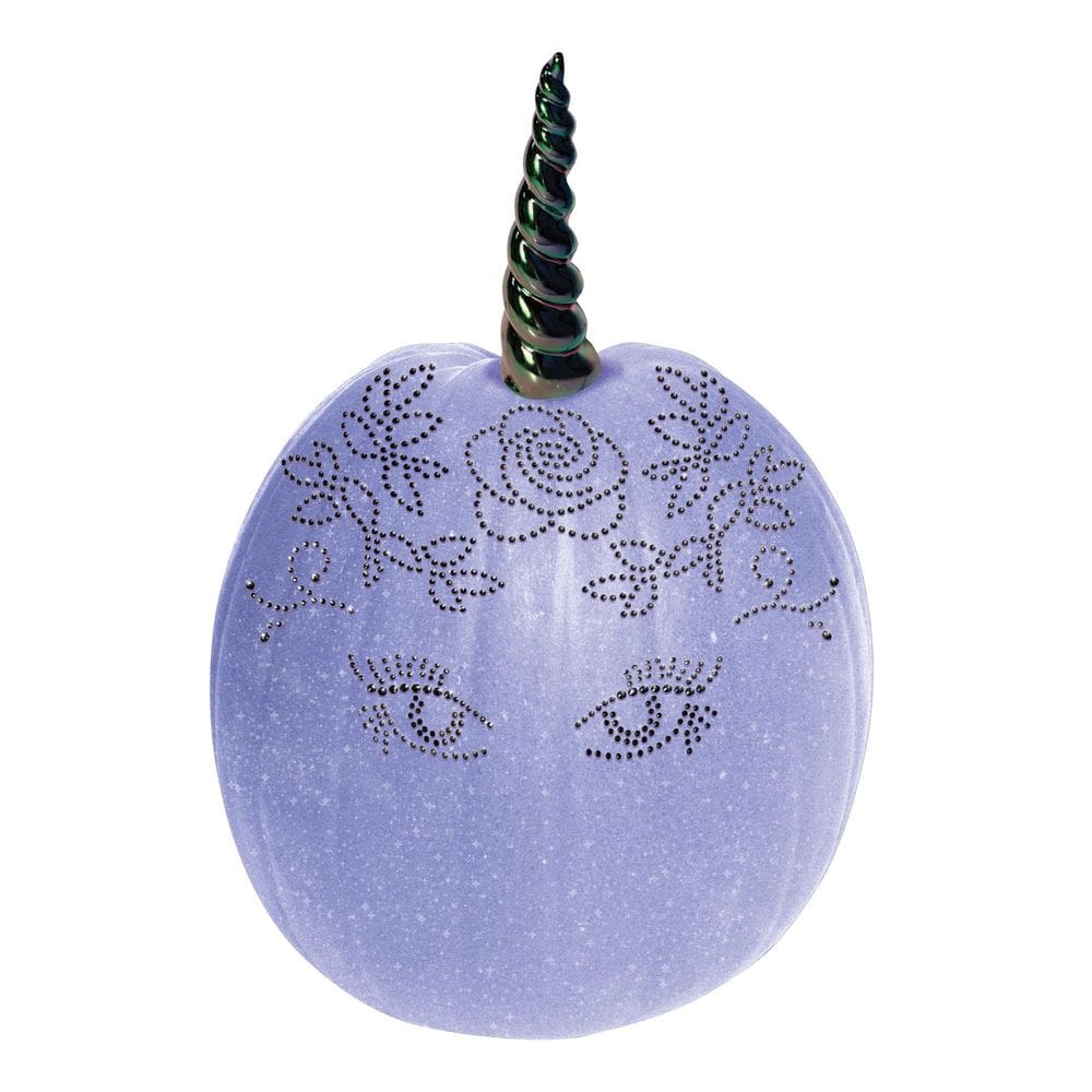 Kit de decoração Fun World Glitter 3D Unicorn Pumpkin