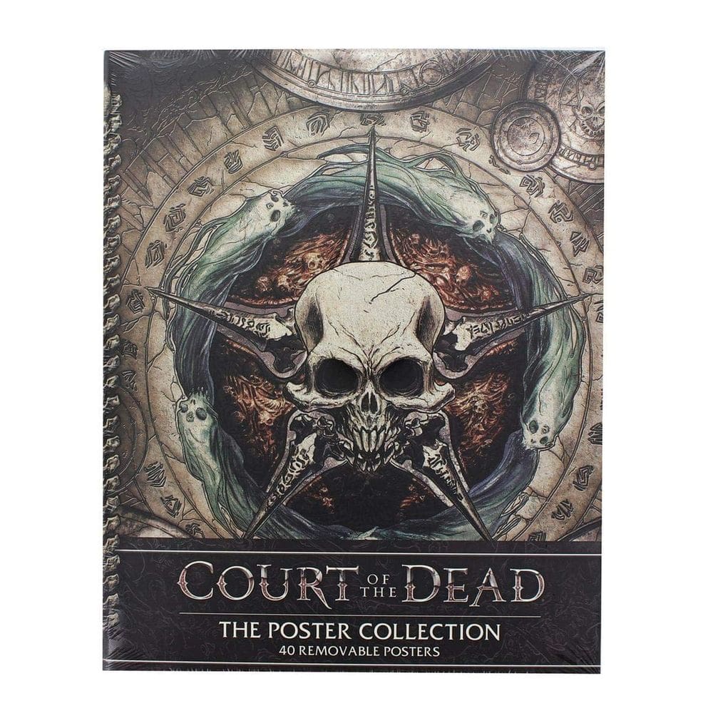 Coleção de pôsteres Nerd Block Court of The Dead com 40 pôsteres