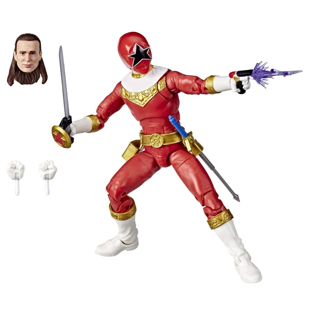 Boneco de ação Power Rangers Lightning Collection Zeo Red Ranger