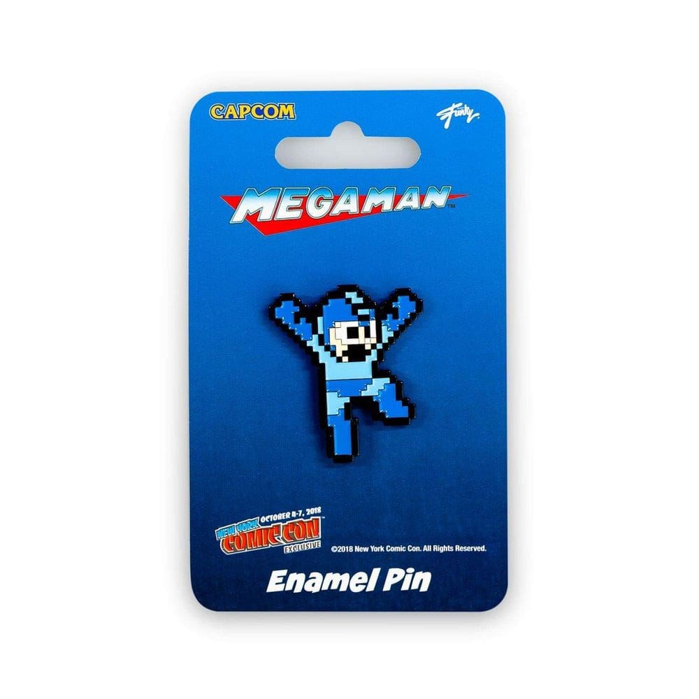 Pin Just Funky Mega Man Hero de 3,8 cm de altura oficialmente licenciado