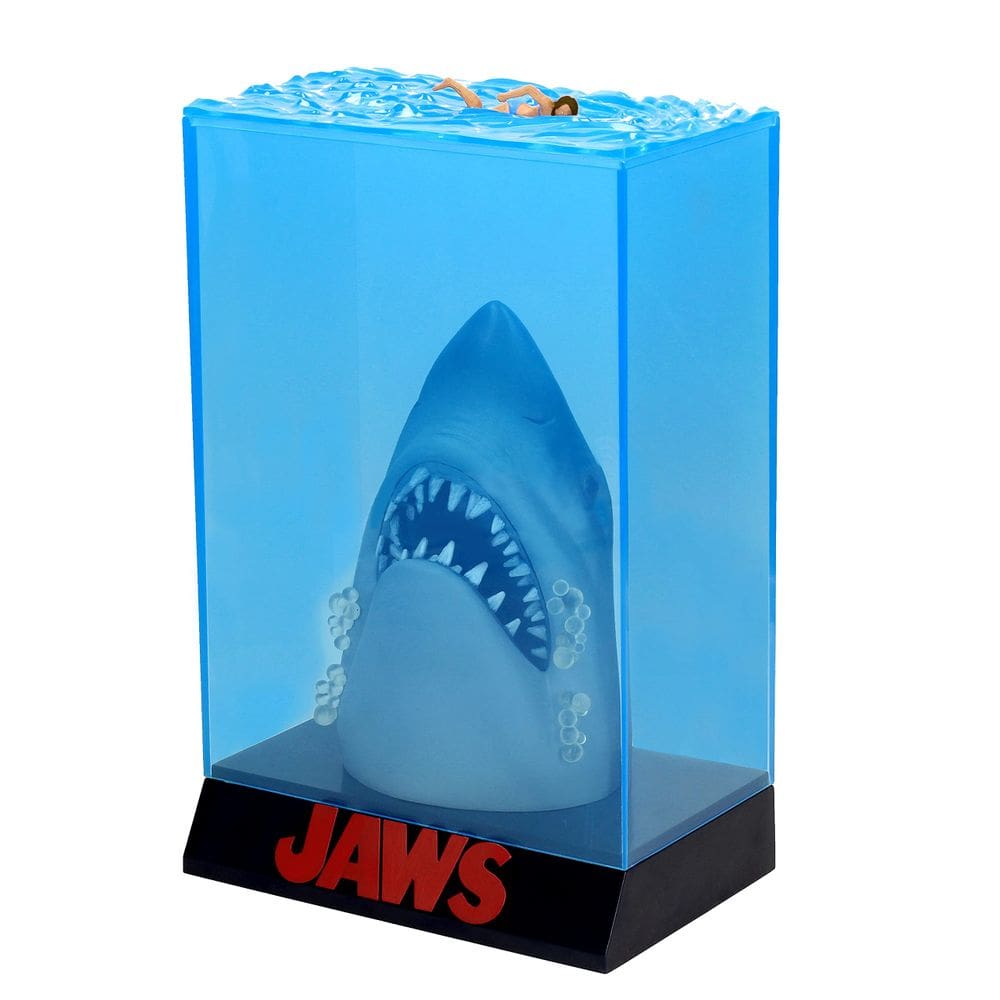 Estátua de pôster de filme SD TOYS Jaws 3D com 25 cm de altura