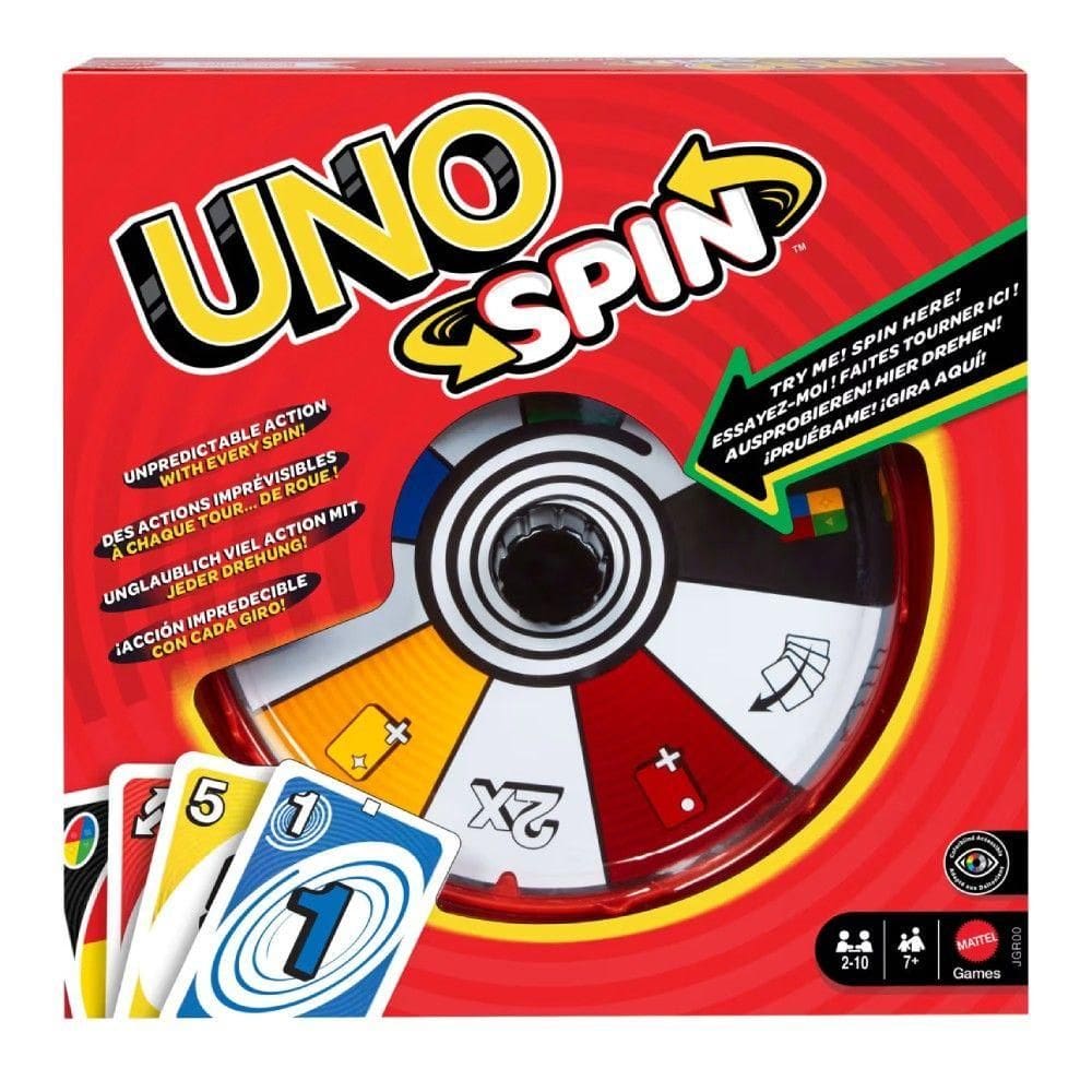 Jogo Uno Tabuleiro Spin - Mattel