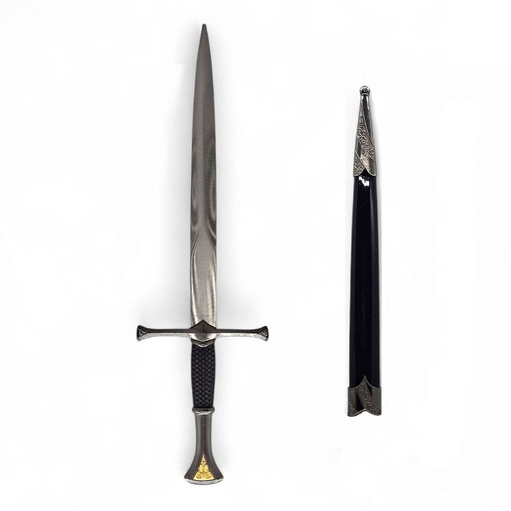 Enfeite Espada Katana em Metal sem Corte Detalhada 36 cm