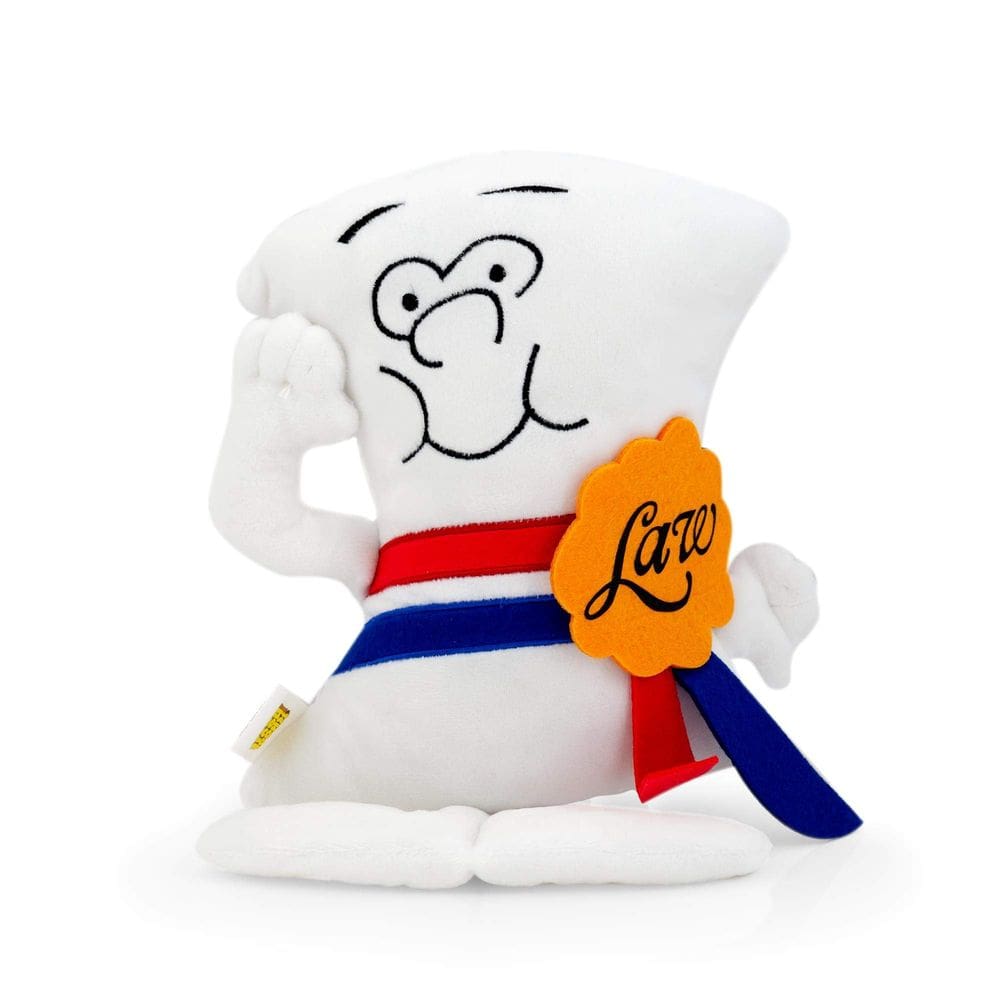 Personagem de pelúcia Schoolhouse Rock! Projeto de lei com 24 cm de altura