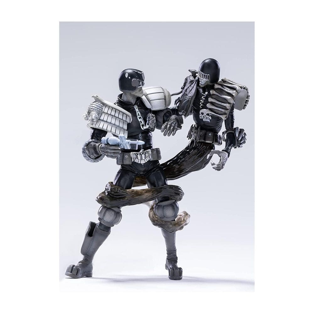 Figura de ação Hiya Toys Judge Dredd vs Death em escala 1:18