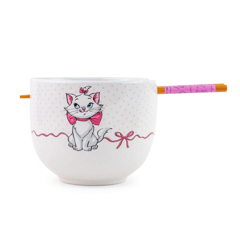 Conjunto de louças Silver Buffalo Disney The Aristocats Marie