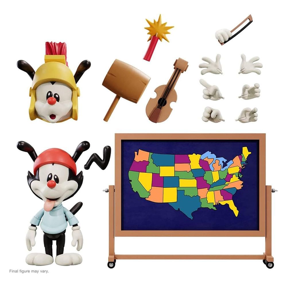 Boneco de ação Super7 Animaniacs Ultimates Wakko Warner 18cm