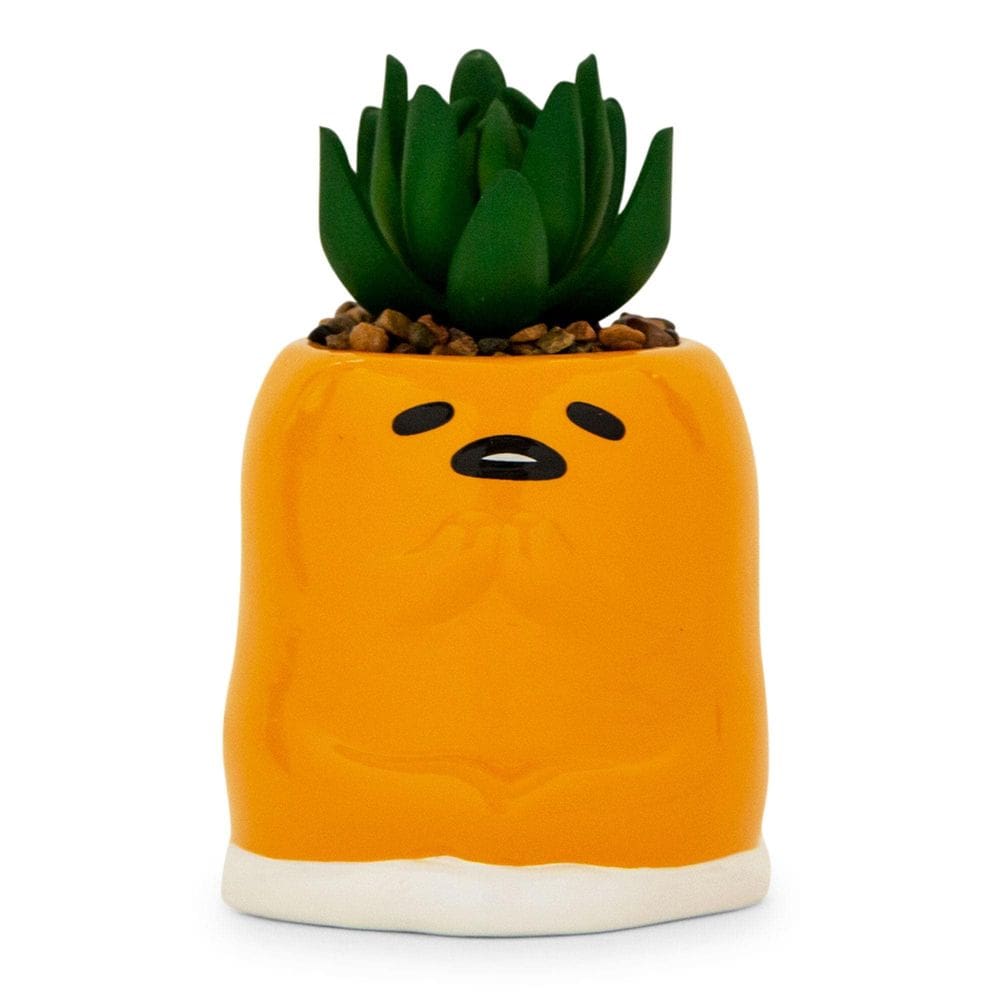 Mini plantador de cerâmica Silver Buffalo Sanrio Gudetama 8cm