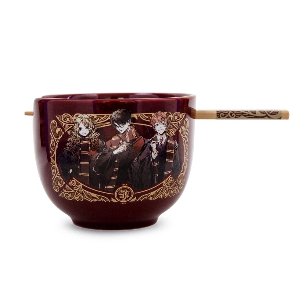 Conjunto de louças Silver Buffalo Harry Potter Anime Trio