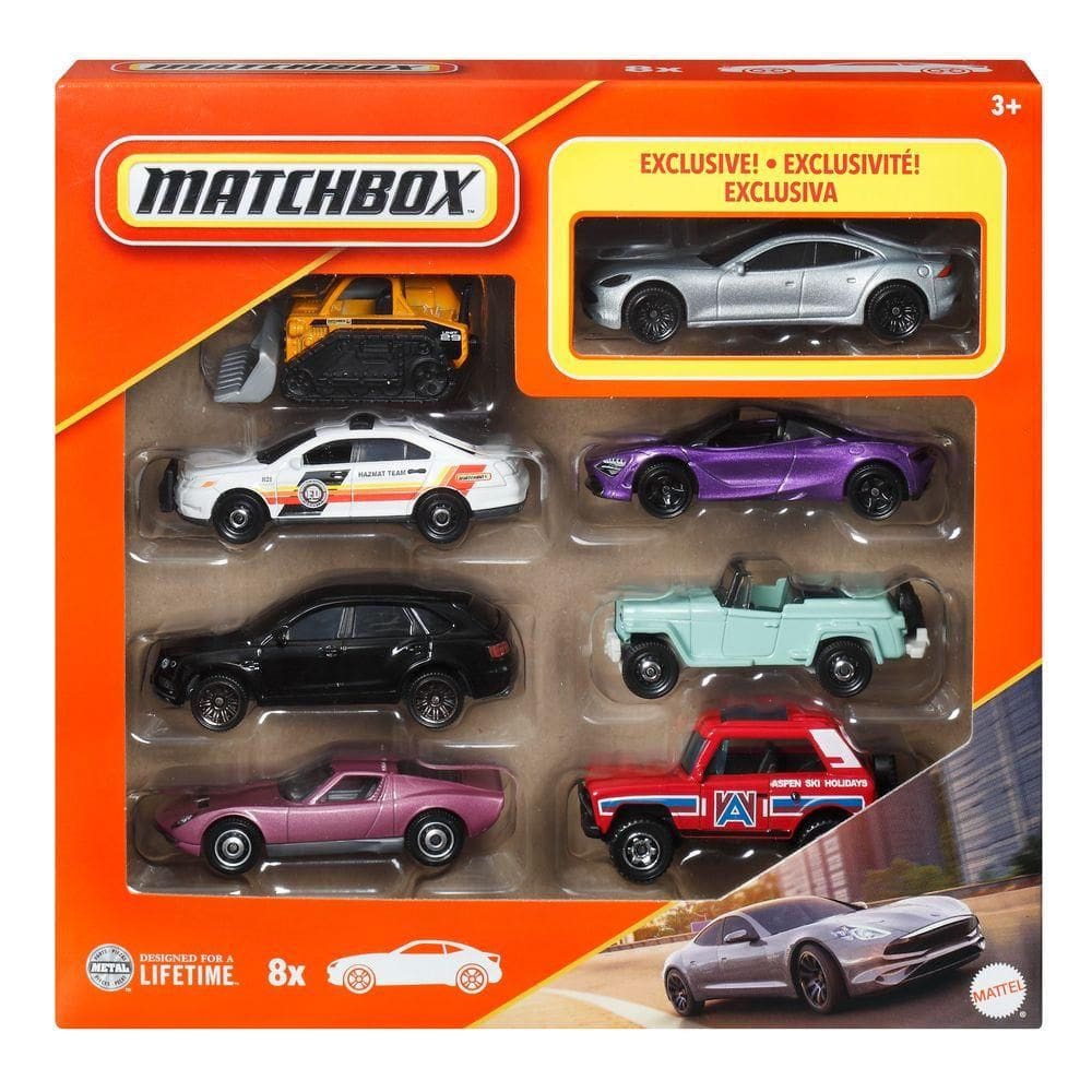Carrinho - Matchbox Bentley Com 8 Carros MATTEL