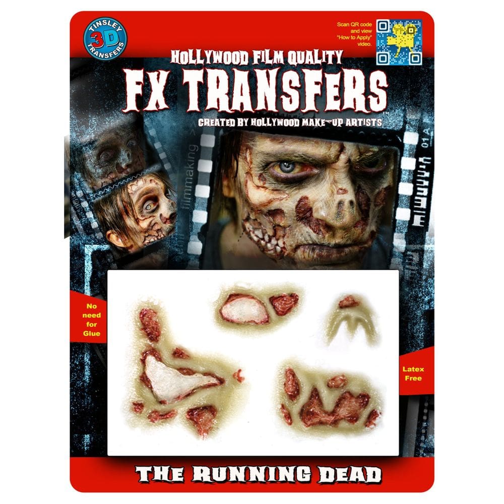 Tatuagem temporária Tinsley Transfers The Running Dead, tamanho único