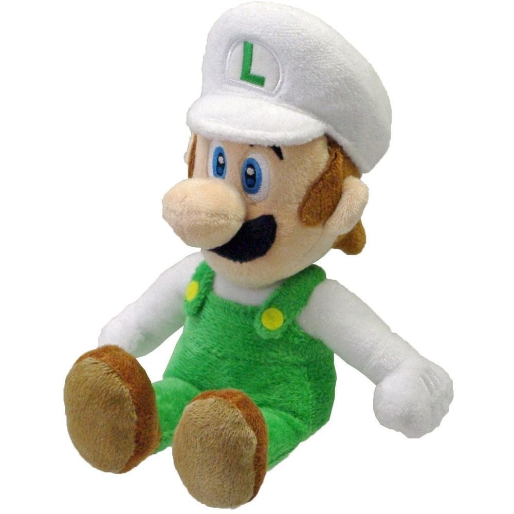 Brinquedo de pelúcia Little Buddy Nintendo Super Mario Fire Luigi 20cm