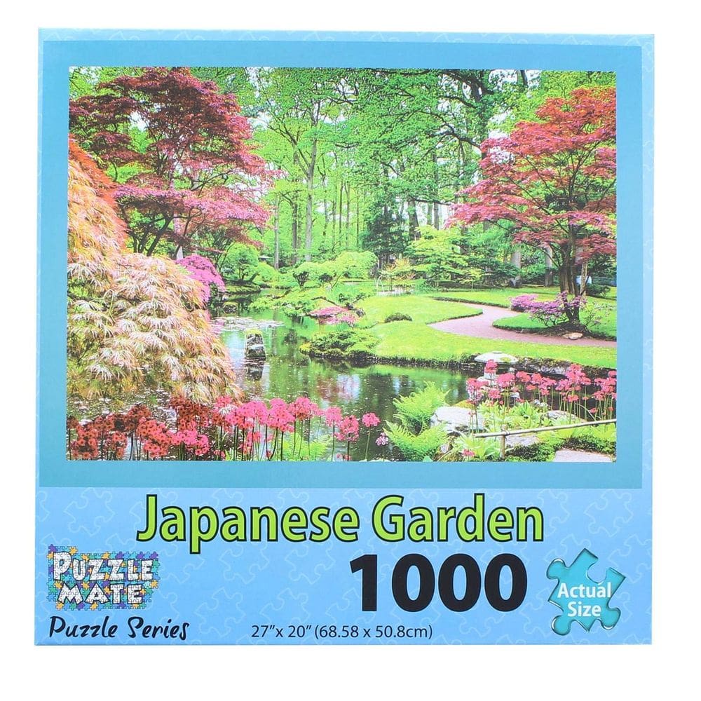 Quebra-cabeça Wisconsin Toy Co. Jardim japonês 1000 peças