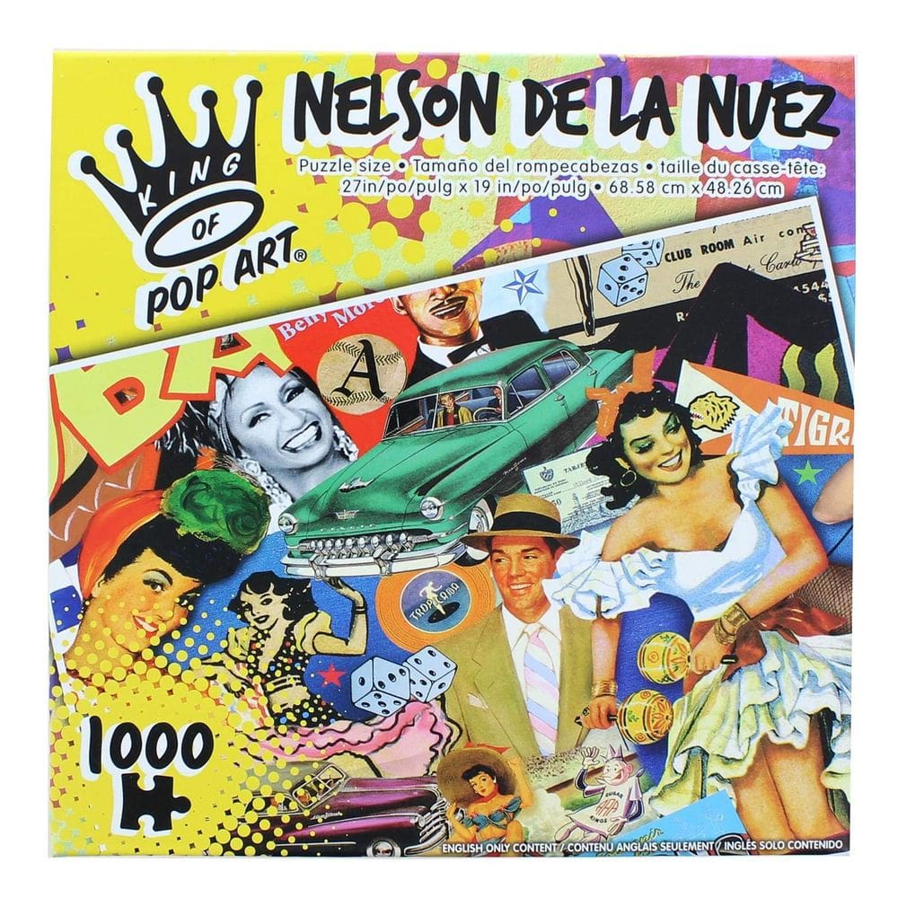 Quebra-cabeça Nelson De La Nuez Rei da Pop Art 1000 peças