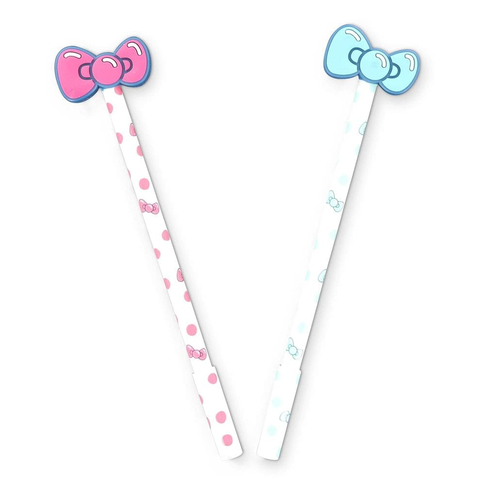 Caneta de tinta Seven20 Hello Kitty, pacote com 2 capas de laço