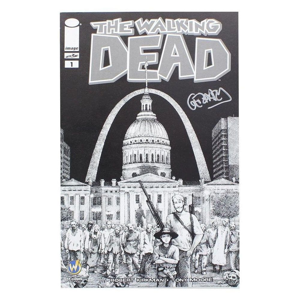 Livro em quadrinhos Toynk The Walking Dead #1 WW St Louis Exclusive